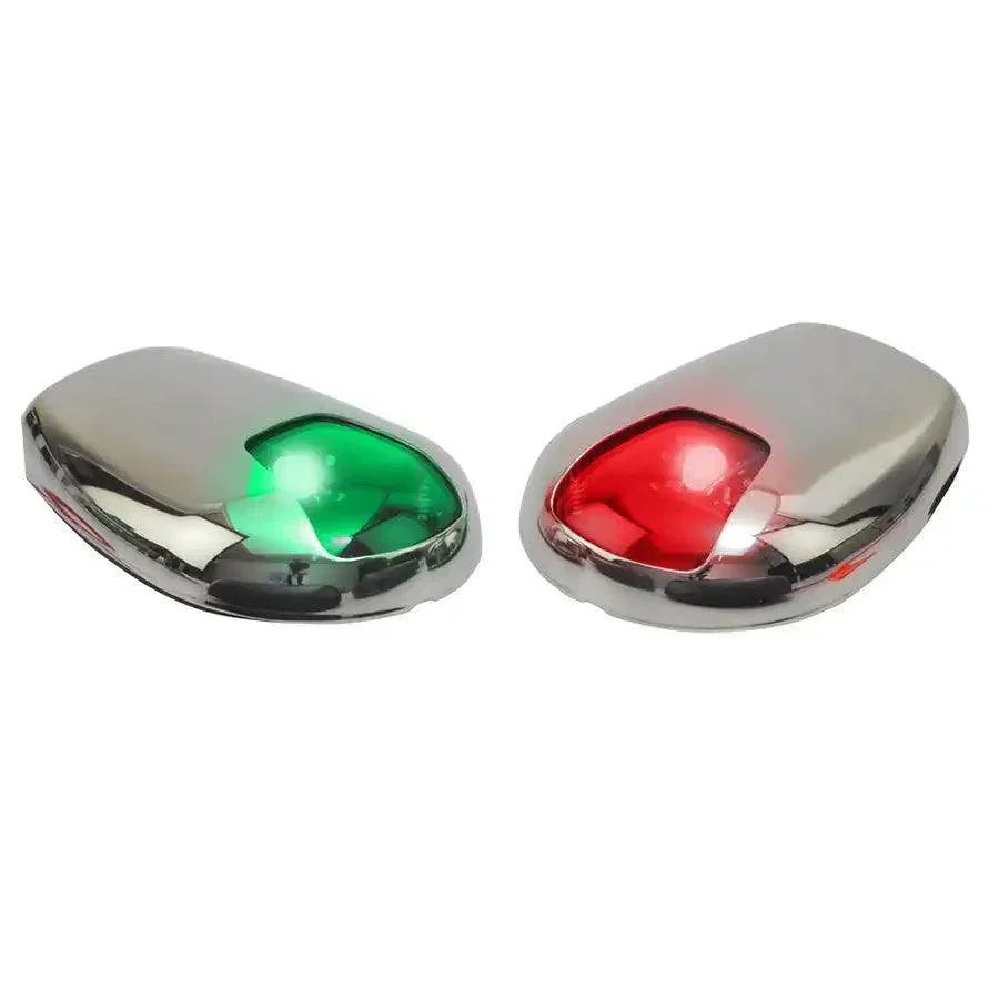Sea-Dog Stainless Steel Side Mount LED Navigation Lights - 2 NM - Port Starboard [400079-1] - Besafe1st