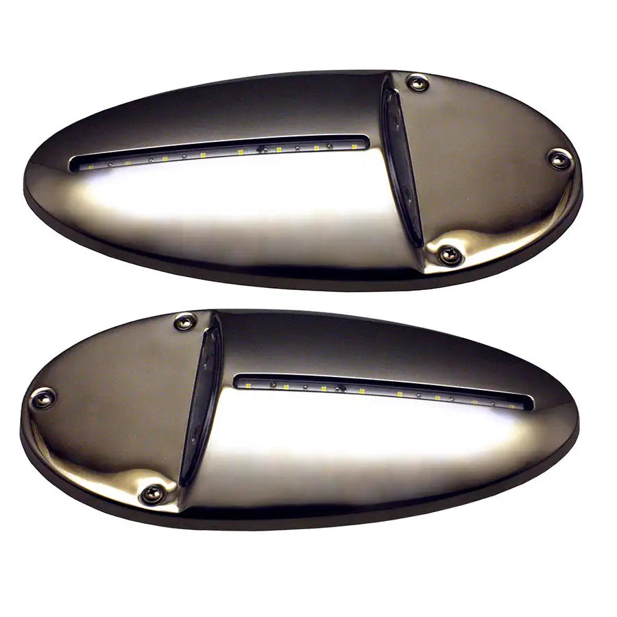 Innovative Lighting LED Docking Light- Mirrored Stainless Steel - Pair [585-0220-7] Besafe1st™ | 