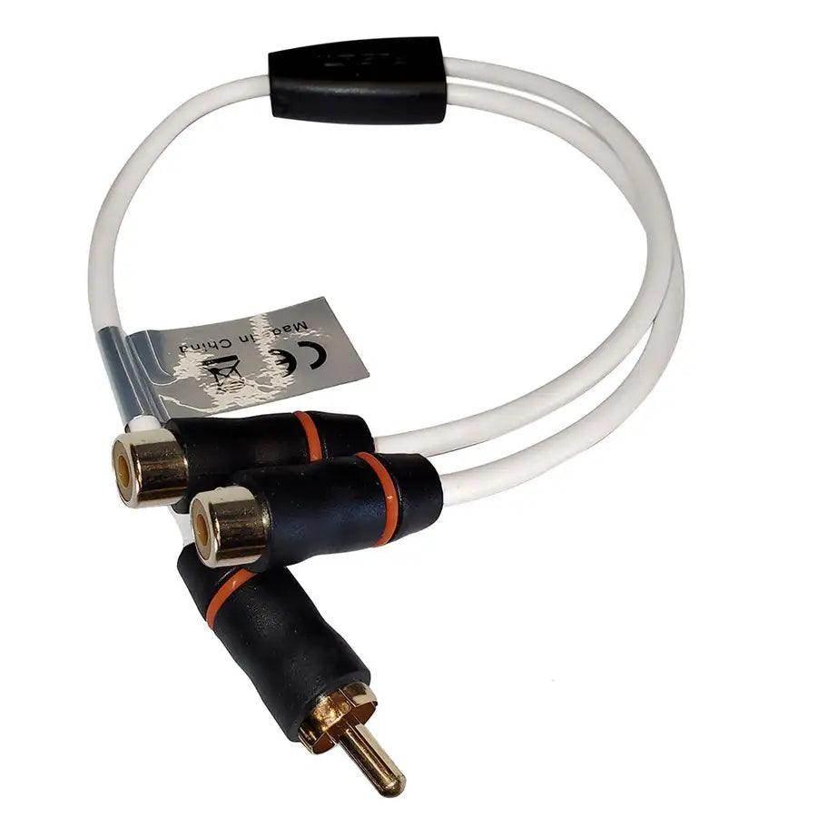 Fusion RCA Cable Splitter - 1 Male to 2 Female - 1 [010-12896-00] - Besafe1st