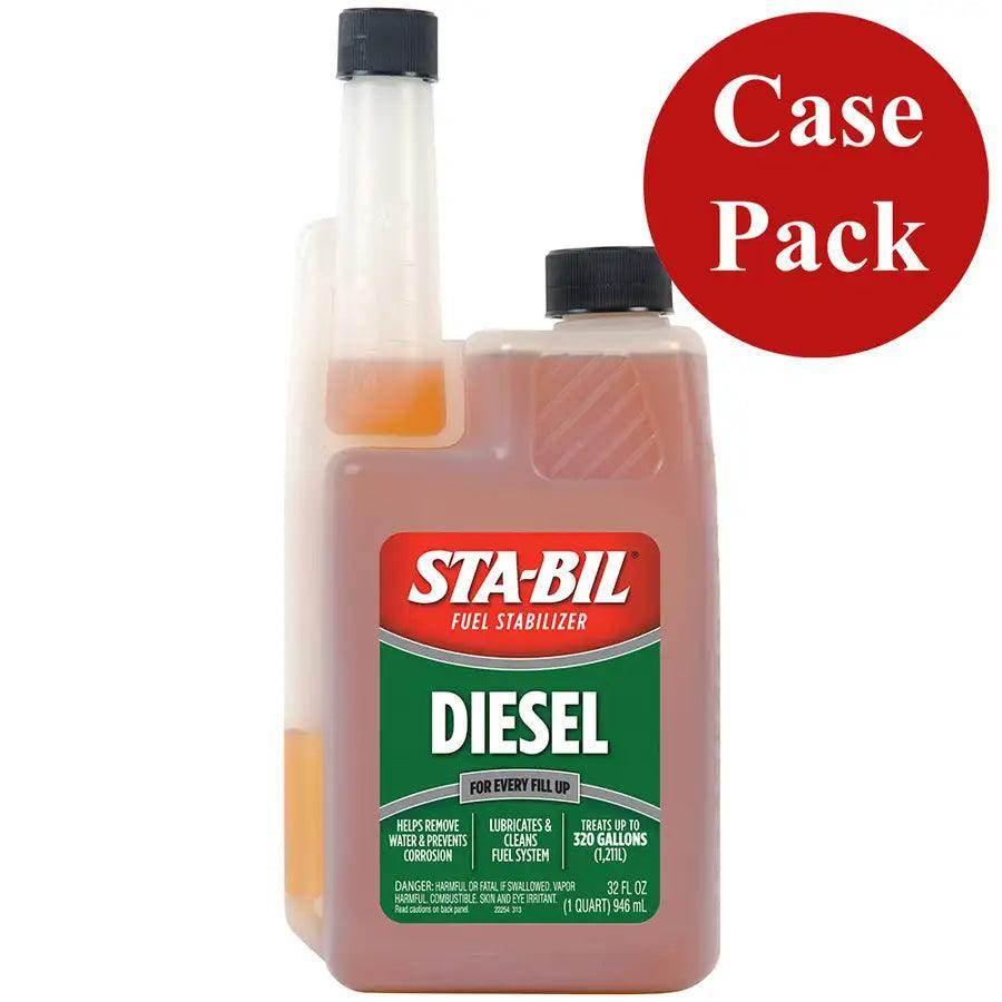 STA-BIL Diesel Formula Fuel Stabilizer Performance Improver - 32oz *Case of 4* [22254CASE] - Besafe1st