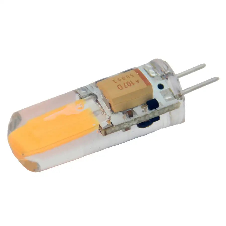 Lunasea Natural White G4 Bulb 2W 10-30VDC Bottom Pin Silicon            Encapsulated [LLB-21KC-71-00] - Besafe1st®  