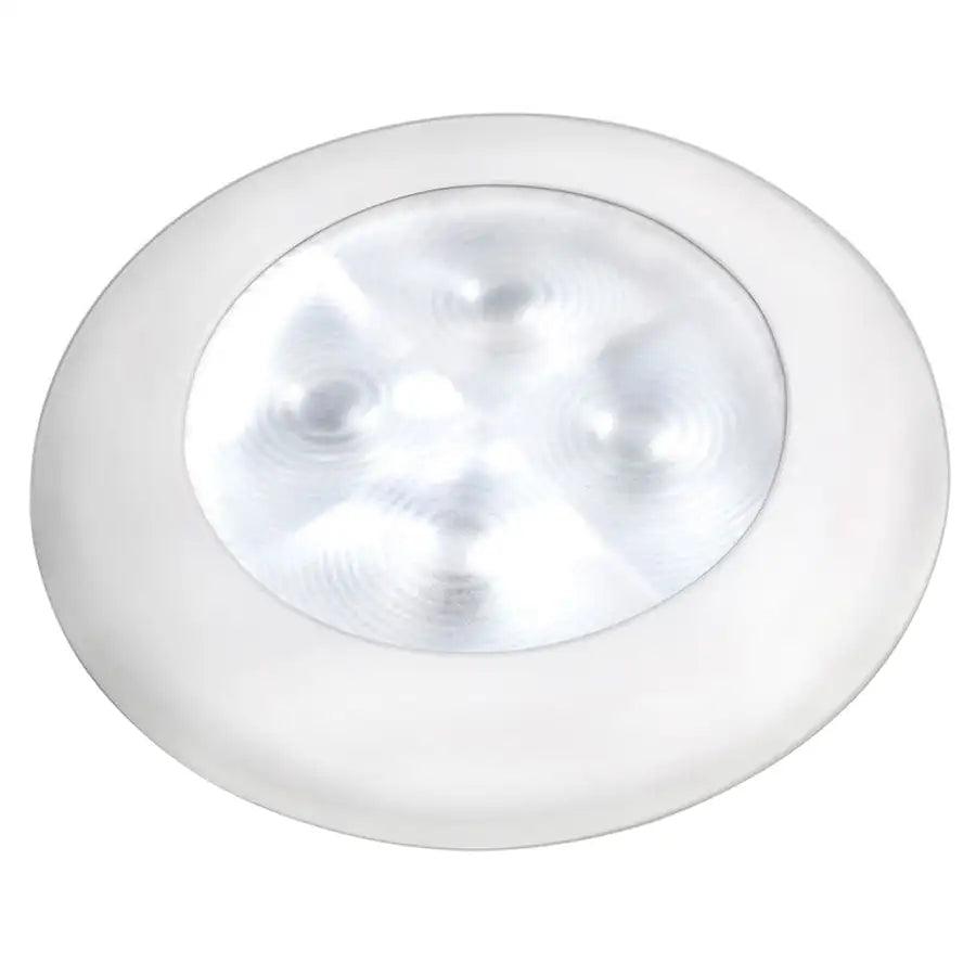 Hella Marine Courtesy Light - Warm White w/White Rim [980500741] - Besafe1st® 