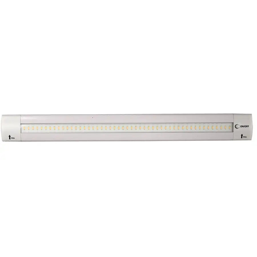 Lunasea 12" Adjustable Angle LED Light Bar - w/Push Button Switch - 12VDC - Warm White [LLB-32KW-01-M0] - Besafe1st®  