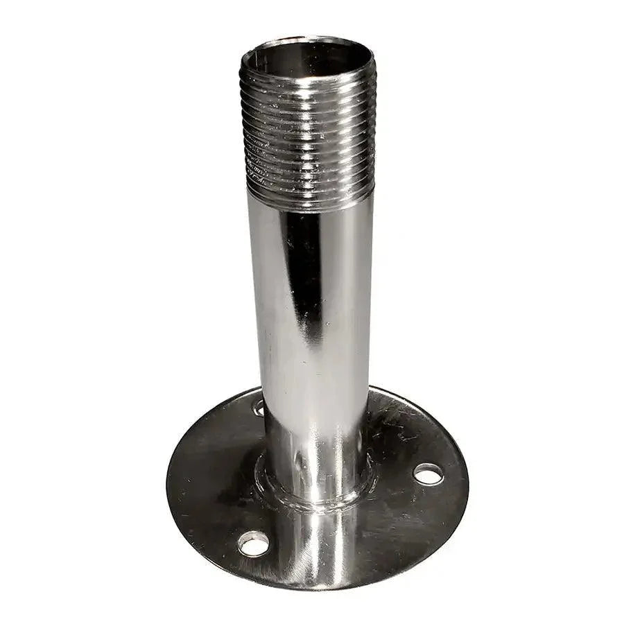 Sea-Dog Fixed Antenna Base 4-1/4" Size w/1"-14 Thread Formed 304 Stainless Steel [329515] - Besafe1st
