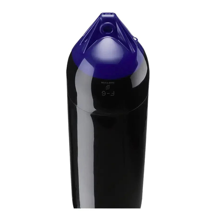 Polyform F-6 Twin Eye Fender 11" x 42" - Black [F-6 BLACK] Polyform U.S.