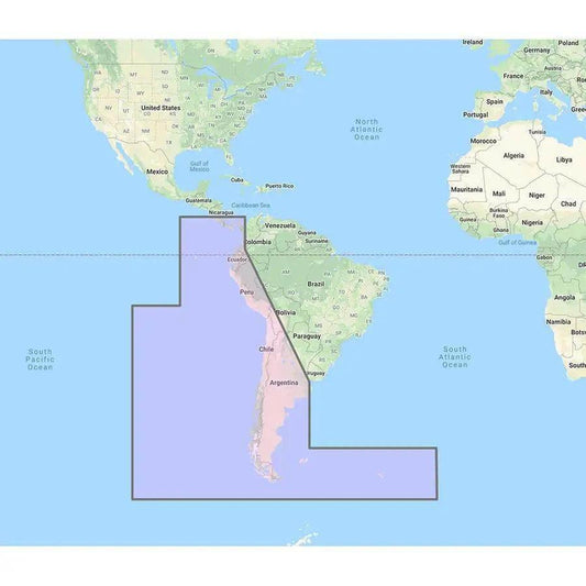 Furuno South America West Coast - Costa Rica to Chile to Falklands Vector Charts - Unlock Code [MM3-VSA-500] Furuno