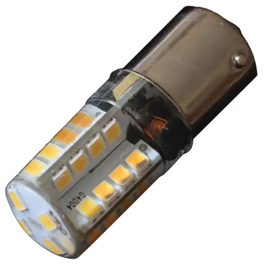 Lunasea BA15S Silicone Encapsulated LED Light Bulb - 10-30VDC - 190 Lumen - Warm White [LLB-22KW-21-00] - Besafe1st®  