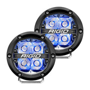 RIGID Industries 360-Series 4" LED Off-Road Spot Beam w/Blue Backlight - Black Housing [36115] Besafe1st™ | 