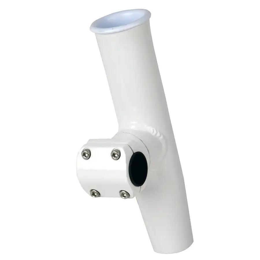 C.E. Smith Adjustable Mid Mount Rod Holder - 1-1/4" or 1-5/16" OD - White Powder Coat Aluminum w/Sleeve  Hex Key [53774] - Premium Rod Holders Besafe1st®  Shop now 