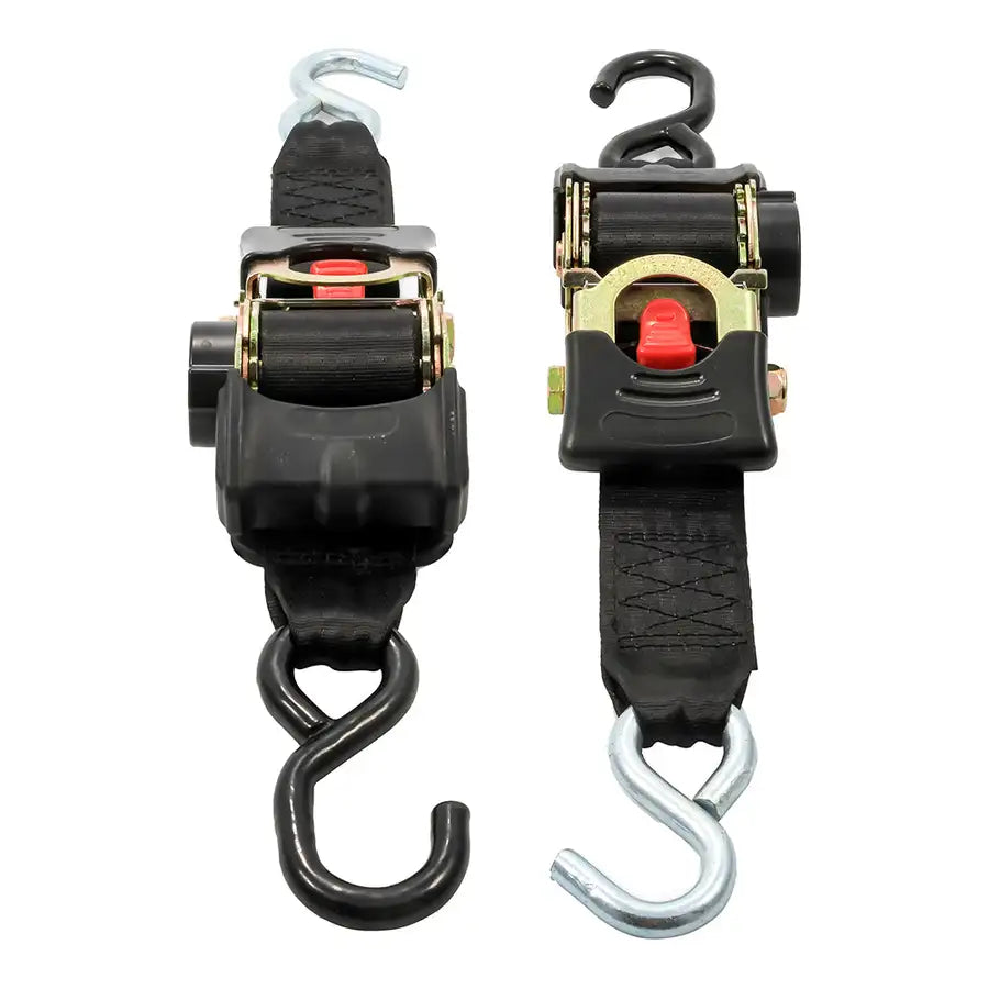 Camco Retractable Tie Down Straps - 2" Width 6 Dual Hooks [50031] - Premium Accessories  Shop now 