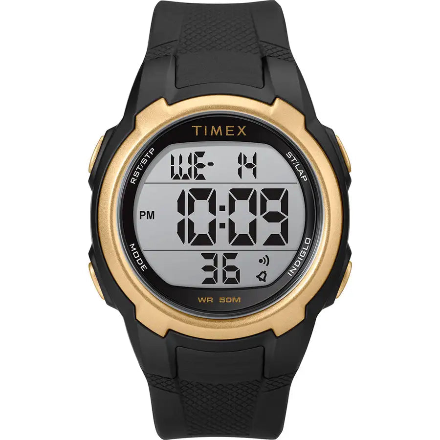 Timex T100 Black/Gold - 150 Lap [TW5M33600SO] Besafe1st™ | 