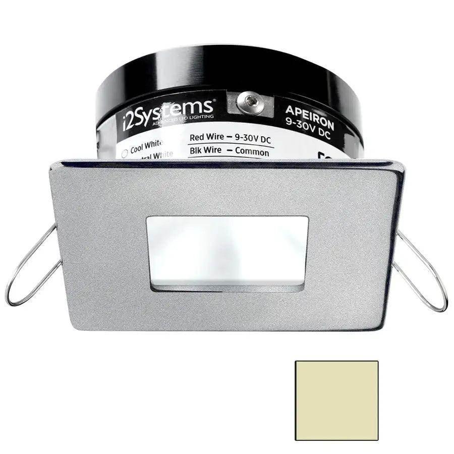 i2Systems Apeiron PRO A503 - 3W Spring Mount Light - Square/Square - Warm White - Brushed Nickel Finish [A503-44CBBR] I2Systems Inc