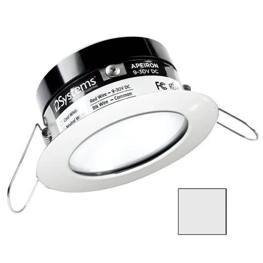 i2Systems Apeiron PRO A503 - 3W Spring Mount Light - Round - Cool White - White Finish [A503-31AAG] I2Systems Inc