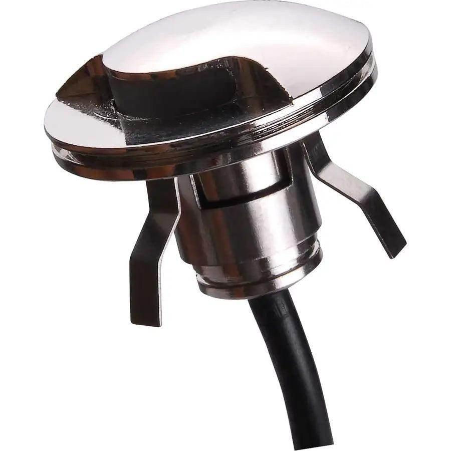 Lunasea 316 Polished Stainless Steel LED Waterproof Courtesy Light - Warm White - 12VDC Only [LLB-57WW-01-00] - Besafe1st