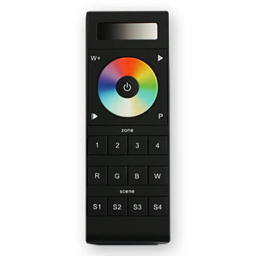 Lunasea RGBW Handheld 4-Zone Controller w/Color Wheel, 4 Memories, Batteries  Holder [LLB-45WG-01-00] - Besafe1st® 