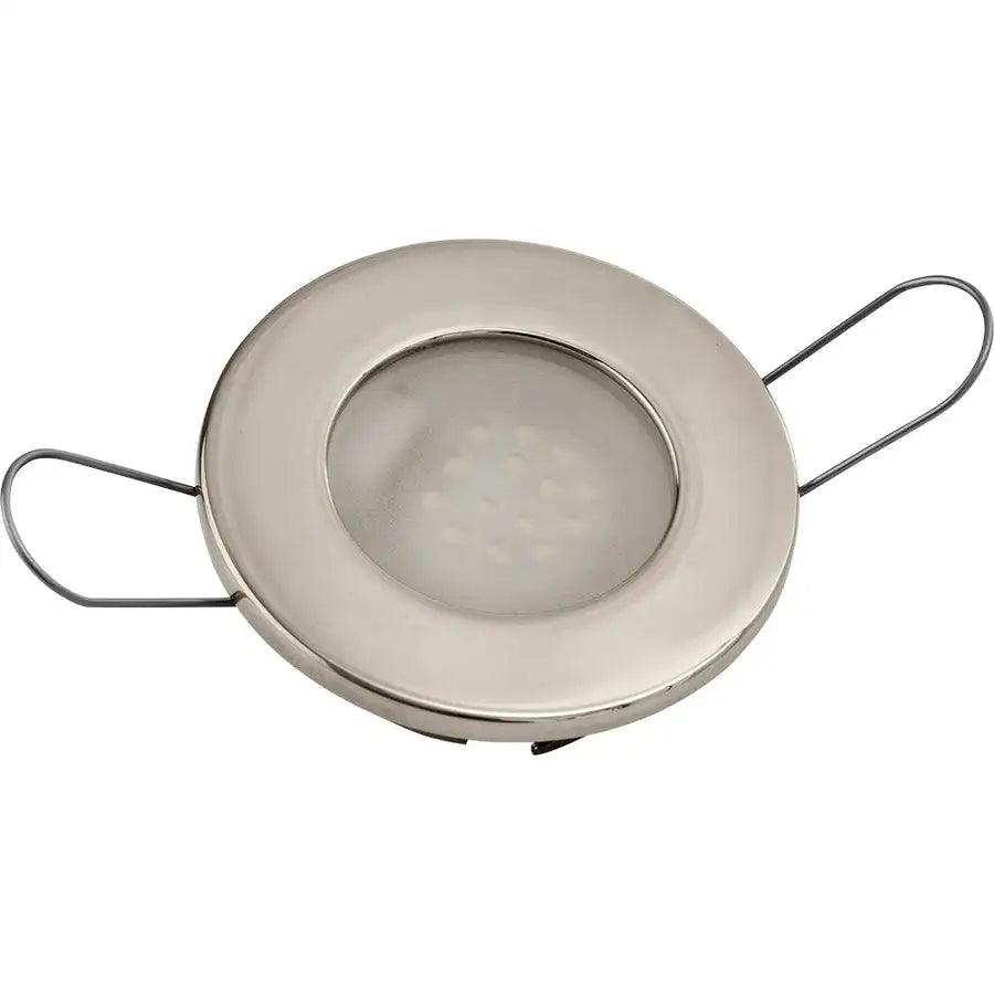 Sea-Dog LED Overhead Light - Brushed Finish - 60 Lumens - Frosted Lens - Stamped 304 Stainless Steel [404232-3] - Besafe1st® 