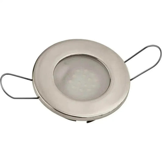 Sea-Dog LED Overhead Light - Brushed Finish - 60 Lumens - Frosted Lens - Stamped 304 Stainless Steel [404232-3] Sea-Dog