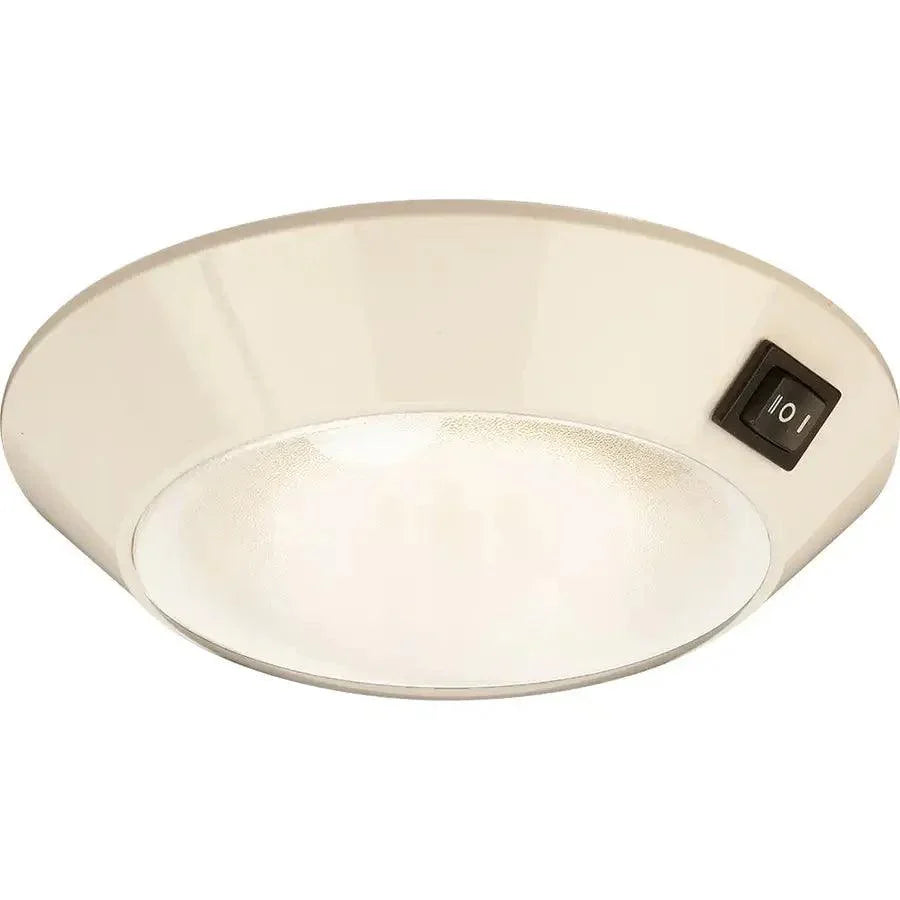 Sea-Dog White Plastic LED Dome Light 4" Day/Night - Clear/Red Bulb [401757-1] - Besafe1st