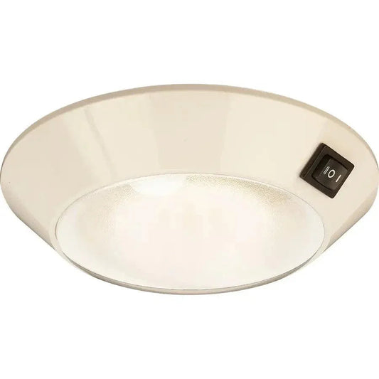 Sea-Dog White Plastic LED Dome Light 4" Day/Night - Clear/Red Bulb [401757-1] Sea-Dog