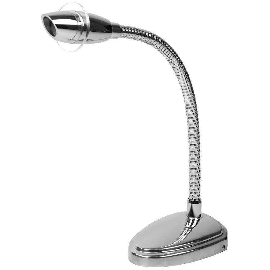 Sea-Dog Deluxe High Power LED Reading Light Flexible w/Touch Switch - Cast 316 Stainless Steel/Chromed Cast Aluminum [404546-1] - Besafe1st® 