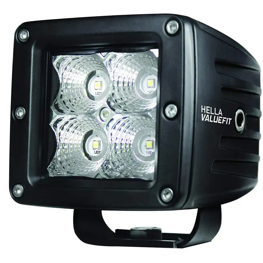 Hella Marine Value Fit LED 4 Cube Flood Light - Black [357204031] - Besafe1st® 
