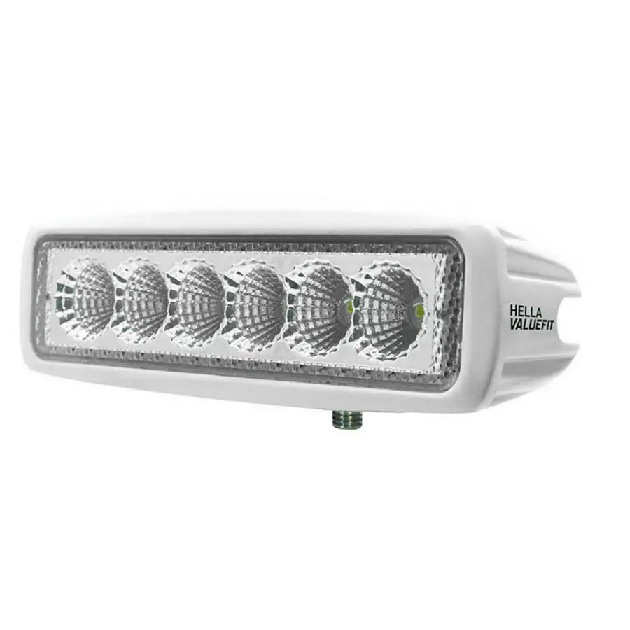 Hella Marine Value Fit Mini 6 LED Flood Light Bar - White [357203051] Besafe1st™ | 