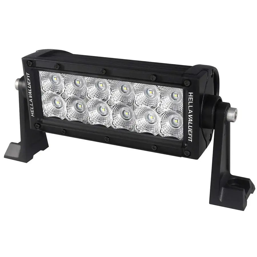 Hella Marine Value Fit Sport Series 12 LED Flood Light Bar - 8" - Black [357208001] - Premium Lighting  Shop now 