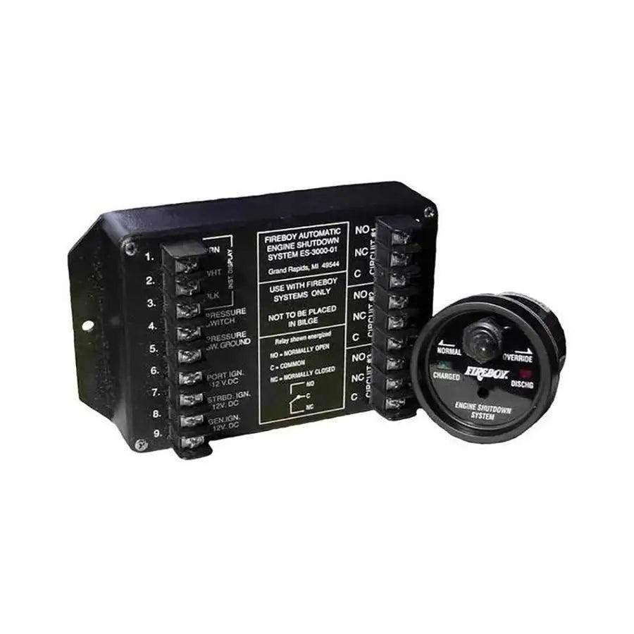 Fireboy-Xintex 8 Circuit Engine Shutdown w/Time Delay - Round Display [ES-8015-01] Fireboy-Xintex