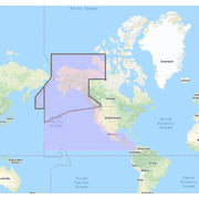 Furuno US  Canada Pacific Coast, Hawaii, Alaska, Mexico to Panama - C-MAP Mega Wide Chart [MM3-VNA-035] - Besafe1st®  