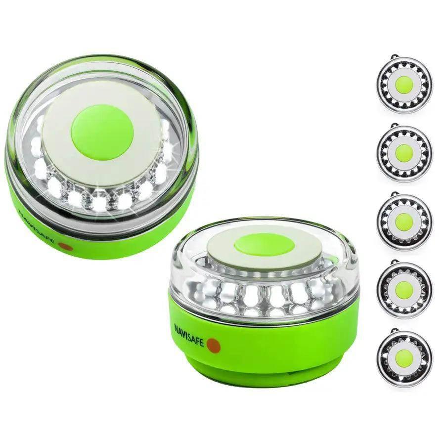 Navisafe Navilight All-White 5 Mode 360 Rescue 2NM w/Green Magnet Base [010-1] - Besafe1st