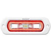 RIGID Industries SR-L Series Marine Spreader Light - White Flush Mount - White Light w/Red Halo [51202] - Besafe1st® 