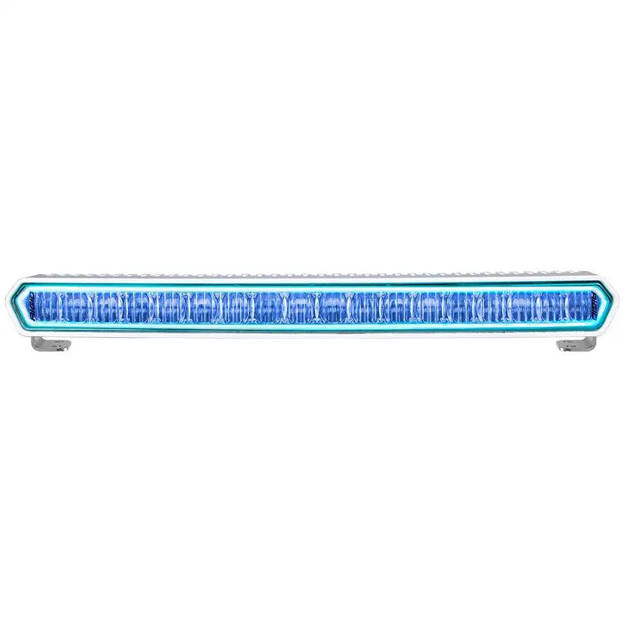 RIGID Industries SR-L Series Marine 20" White LED Lightbar - White Light w/Blue Halo [62001] - Premium Light Bars Besafe1st®  Shop now 