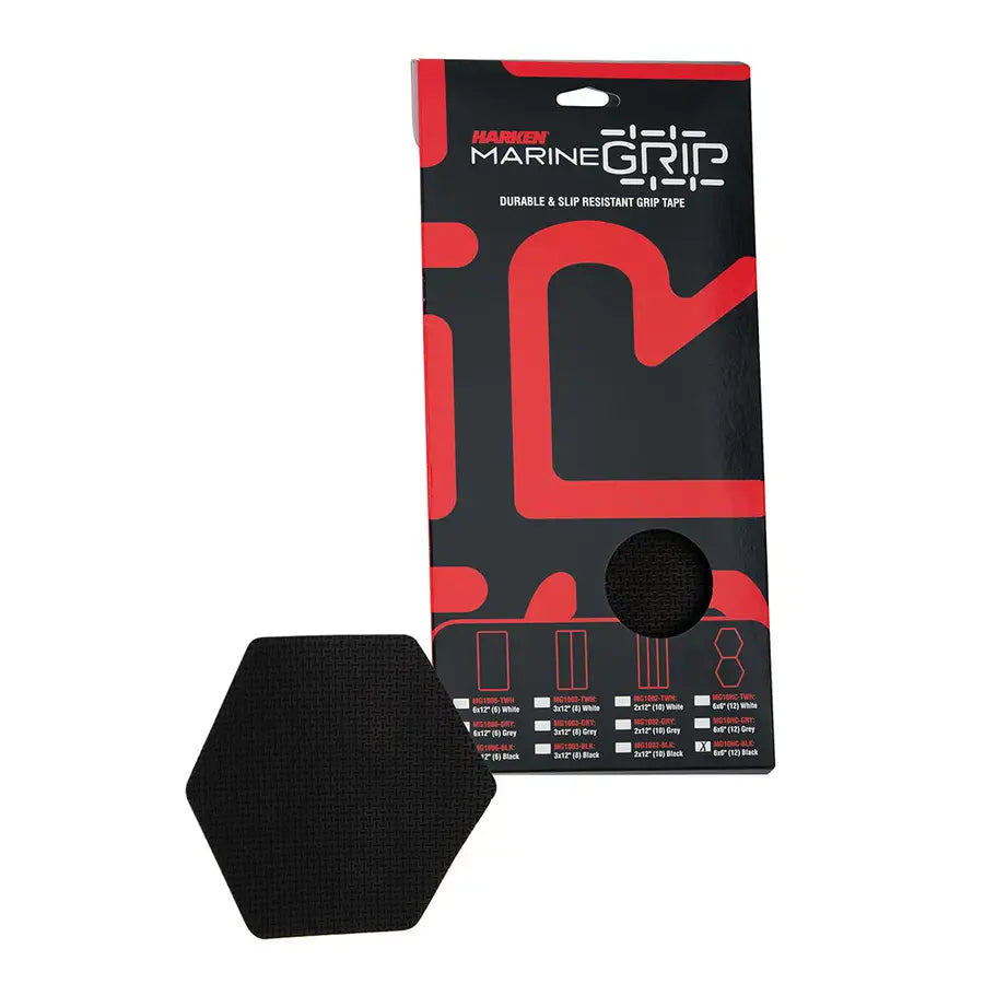 Harken Marine Grip Tape - Honeycomb - Black - 12 Pieces [MG10HC-BLK] - Premium Accessories  Shop now 