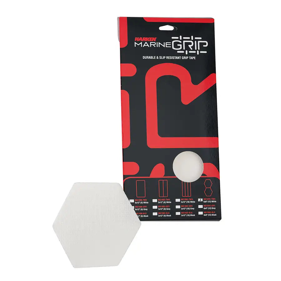 Harken Marine Grip Tape - Honeycomb - Translucent White - 12 Pieces [MG10HC-TWH] - Besafe1st®  