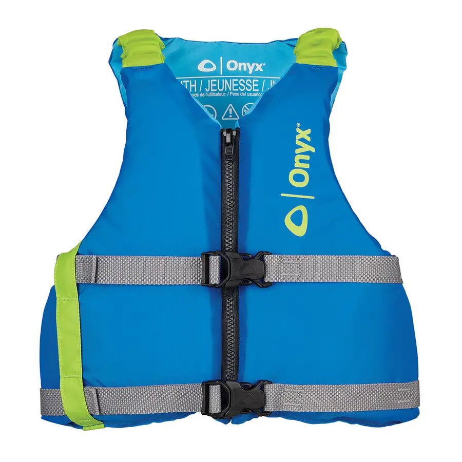 Onyx Youth Universal Paddle Vest - Blue [121900-500-002-21] - Besafe1st®  