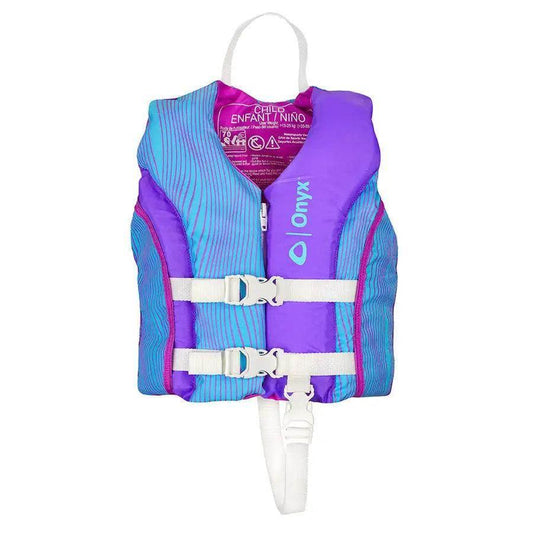 Onyx Shoal All Adventure Child Paddle Water Sports Life Jacket - Purple [121000-600-001-21] - Besafe1st