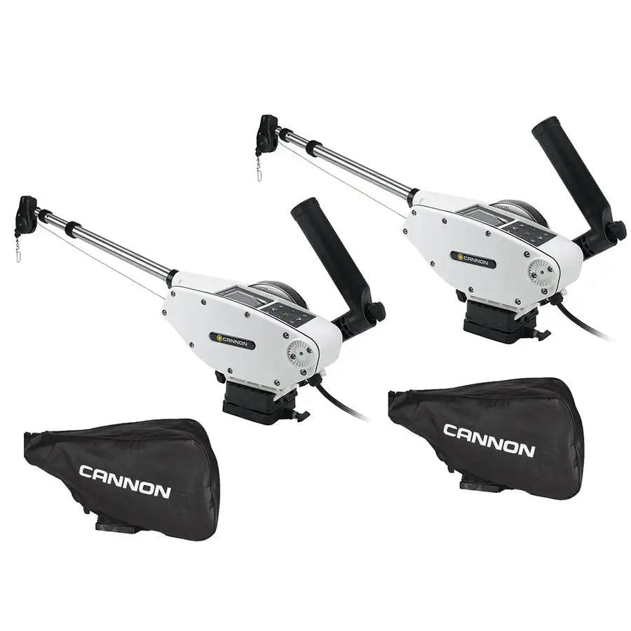 Cannon Optimum 10 Tournament Series (TS) BT Electric Downrigger 2-Pack w/Black Covers [1902340X2/COVERS] - Besafe1st® 