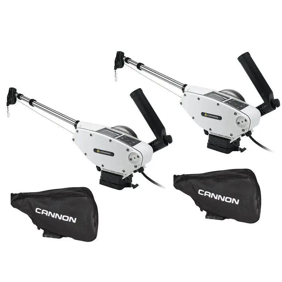 Cannon Optimum 10 Tournament Series (TS) BT Electric Downrigger 2-Pack w/Black Covers [1902340X2/COVERS] - Besafe1st