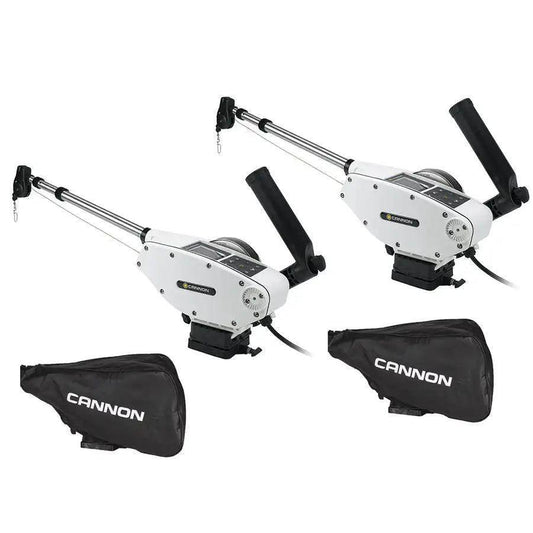 Cannon Optimum 10 Tournament Series (TS) BT Electric Downrigger 2-Pack w/Black Covers [1902340X2/COVERS] Cannon