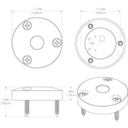 Lumitec Anywhere - LED Utility Light - Spectrum RGBW, Brushed [101037] - Premium Interior / Courtesy Light  Shop now 