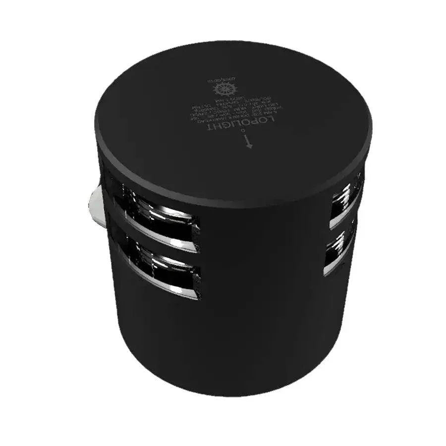 Lopolight Series 301-011 - Double Stacked Masthead Light - 5NM - Horizontal Mount - White - Black Housing [301-011KLST-B] - Besafe1st