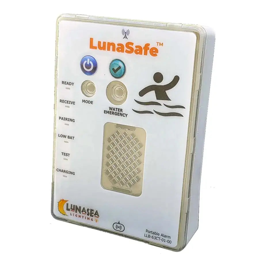Lunasea Controller f/Audible Alarm Receiver w/Strobe Qi Rechargeable [LLB-63CT-01-00] - Besafe1st®  