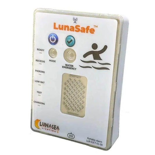Lunasea Controller f/Audible Alarm Receiver w/Strobe Qi Rechargeable [LLB-63CT-01-00] - Besafe1st