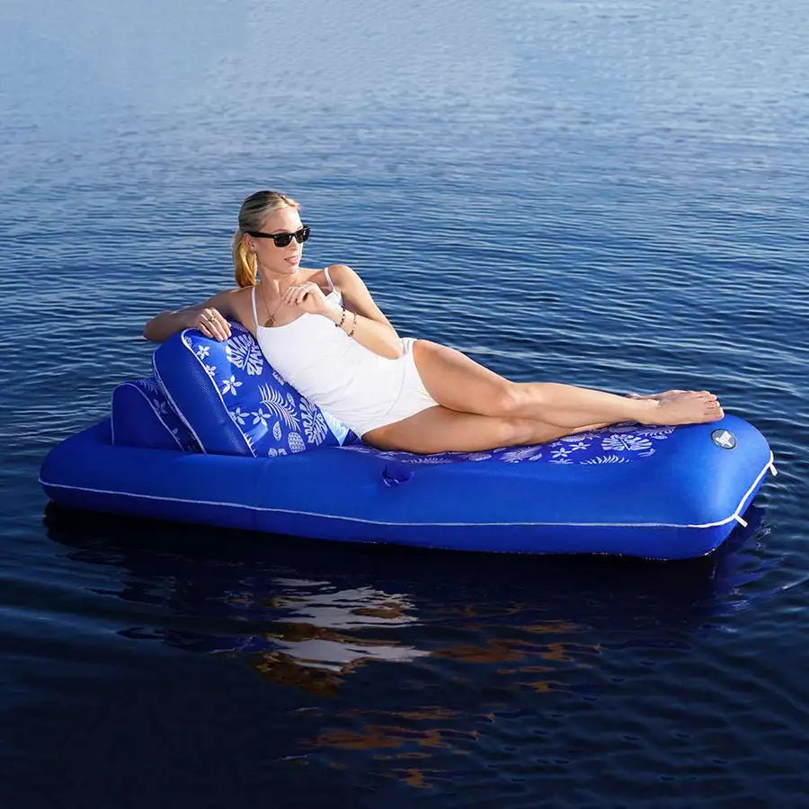 Aqua Leisure Supreme Convertible Lounge Ripstop Hawaiin Wave [APL16997P2] - Premium Floats from Aqua Leisure - Just $123.99! Shop now at Besafe1st®
