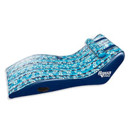 Aqua Leisure Ultra Cushioned Comfort Lounge Hawaiian Wave Print w/Adjustable Pillow [APL17014S2] - Besafe1st®  