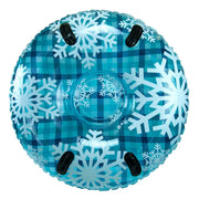 Aqua Leisure 43" Pipeline Sno Clear Top Racer Sno-Tube - Cool Blue Plaid [PST13365S2] - Besafe1st®  