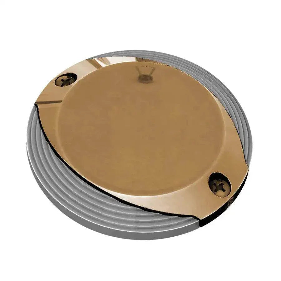 Lumitec Scallop Surface Mount Pathway Light - Spectrum RGBW/Warm White - Bronze Finish [101673] - Besafe1st
