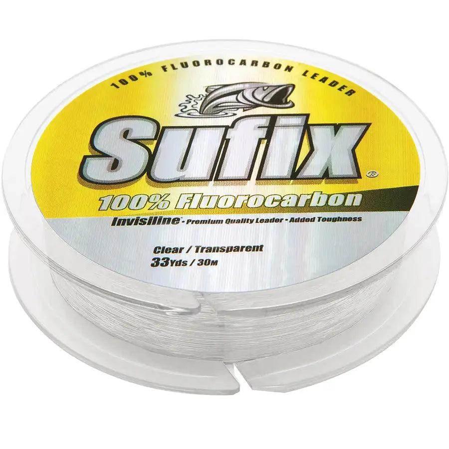 Sufix 100% Fluorocarbon Invisiline Leader - 50lb - 33yds [683-050] - Besafe1st