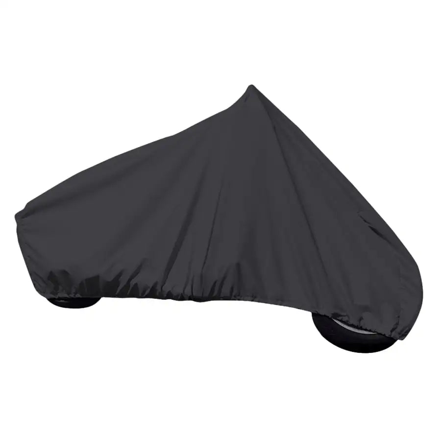 Carver Sun-Dura Motorcycle Cruiser w/No/Low Windshield Cover - Black [9000S-02] - Premium Covers  Shop now 