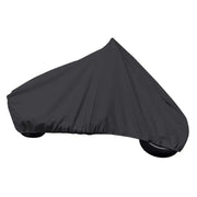 Carver Sun-Dura Motorcycle Cruiser w/No/Low Windshield Cover - Black - Premium Covers from Carver by Covercraft - Just $205.84! Shop now at Besafe1st®